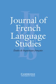 Journal of French Language Studies